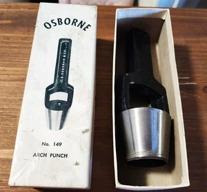 Osborne 1 1/2" Arch Punch No. 149 for Leather, Rubber & More - In Original Box - Picture 1 of 3