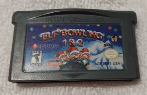 Elf Bowling 1 & 2 Nintendo Gameboy ADVANCE GBA - Picture 1 of 3