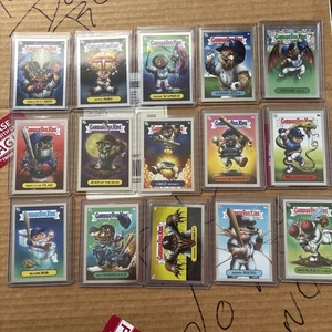 2022 Topps Alex Pardee Garbage Pail Kids GPK X MLB 30 Karten Silver Foil 1-15 a&b - Bild 1 von 4