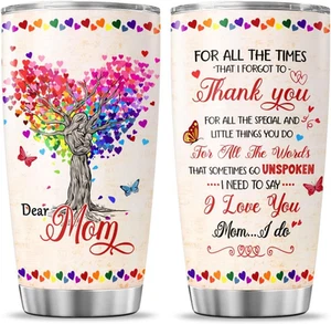 Insulated For Cups Mothers Funny Day Mother Handle Tumblers Tumbler 20oz, Mom - Picture 1 of 7