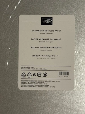 Stampin’ Up! Galvanized Metallic Paper - Image 1 of 3