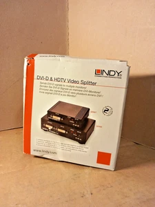 LINDY 2 Port DVI-D Splitter No 32447, +PSU, BOXED - Picture 1 of 11