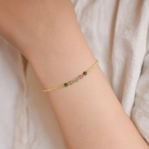 Beads Lucky Citrine Bracelet Citrine Get Rich Bangle Wedding Party Gift - Picture 1 of 12