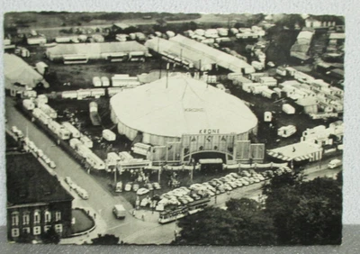 Circus Krone, "Alte" Ansichtskarte, Schwarz/Weiß, Gastspiel in Bremen, - Bild 1 von 4
