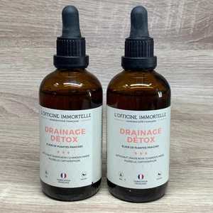 L’OFFICINE IMMORTELLE Elixir Drainage Détox Lot 2 X 100ml (1 mois) – 11/27 - Imagen 1 de 2