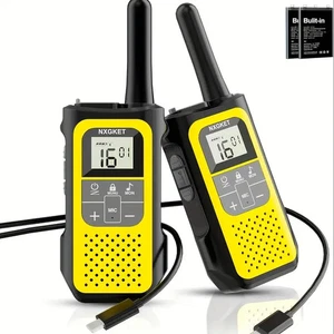 Walkie Talkies Long Range NXGKET 2Pcs Rechargeable Radios FREE POST - Picture 1 of 5