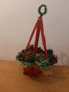 Kranz Mit Ständer Adventskranz Weihnachten Haushalt DDR - Bild 1 von 1