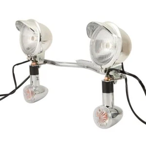 Passing Signal Light Bar For Suzuki Intruder Volusia VS VL 700 800 1400 1500 - Picture 1 of 9