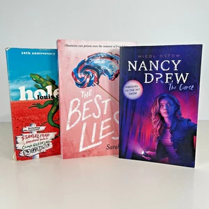 Nancy Drew The Curse, The Best Lies, Holes 3 x YA Mystery Paranormal Books - Picture 1 of 20