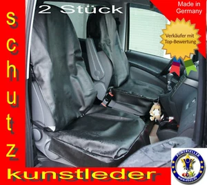 2 piezas protectores de taller asientos de coche fundadora de cuero artificial fundas protectoras de asiento - Imagen 1 de 3