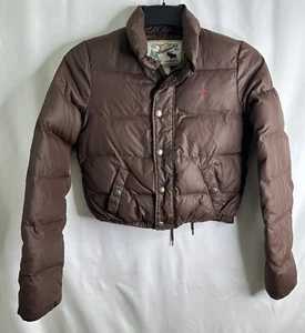 ABERCROMBIE VINTAGE SKI Brown (The Zipper Is Broken But The Snaps Work) - Picture 1 of 8