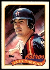 1989 TOPPS TIFFANY ALEX TREVINO HOUSTON ASTROS #64