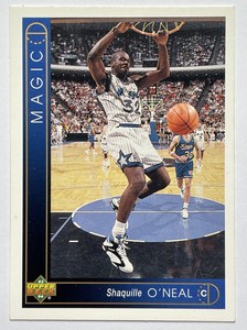 1993-94 Upper Deck Shaquille O’Neal 2nd Year Trading Card #300  NM