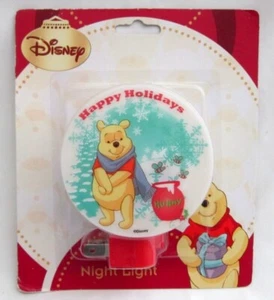 Unisex Disney Winnie the Pooh Characters Christmas 3" LED Wall Night light-New! - Picture 1 of 1