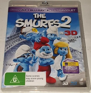 The Smurfs 2 - 3D + 2D (Blu-Ray) 2 Disc Set - FREE POST - Picture 1 of 2