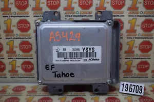 2009 2010 CHEVROLET TAHOE ENGINE COMPUTER MODULE ECU ECM 12625455 YSYS OEM - Picture 1 of 8