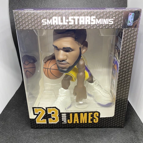 New! 🚨NBA smALL-STARS-minis LeBron James RARE Lakers Jersey 6" Factory Sealed 6 Cover