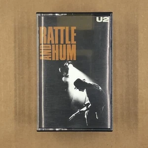 U2 Cassette Tape RATTLE AND HUM 80s Rock Blues DESIRE PRIDE IN THE NAME OF LOVE - Picture 1 of 5