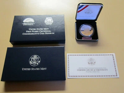 United States Mint First Flight Centennial Commemorative Coin Proof W/COA - Image 1 of 4