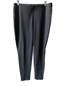 Pantalones Chico's Pull On Cintura Elástica Pierna Recta Gris Para Mujer Talla 2/L/12 - Imagen 1 de 5