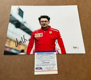 MATTIA BINOTTO SIGNED SCUDERIA FERRARI FORMULA 1 8X10 PHOTO PSA/DNA CERTIFIED #2 - Picture 1 of 1