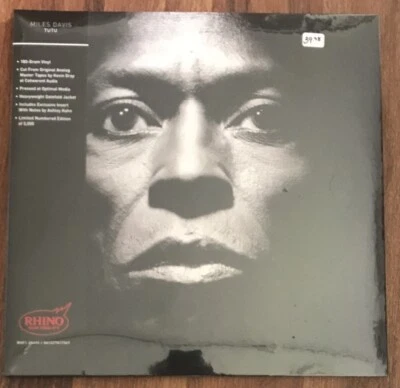 Miles Davis - Tutu LP [Vinyl New] Limited 180gm Jazz Record Rhino High Fidelity - Image 1 of 2