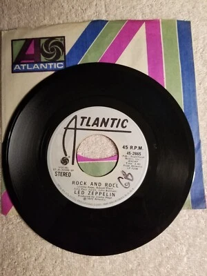 Led Zeppelin Rock and Roll 7" 45 RPM Mono Stereo PROMO - Image 1 of 4