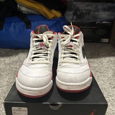 Talla 11 - Air Jordan 5 Retro 2016 Low Fire Red Foto 1 de 4