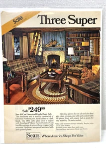 Vintage Print Ad 70's Sears Roebuck Genuine Magazine Advertisement Ephemera - Picture 1 of 4