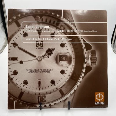 Janet Jackson – Runaway / When I Think Of You (Remixes) UK 2x 12" Singles - ExCo - Image 1 of 4