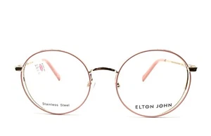 1 Stück Neu Elton John Barock 50-1 Roségold Brillengestell 50-18-140 #743 - Bild 1 von 5