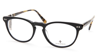SERAPHIN GIBBS 8139 OLIVE/MATTE BLACK EYEGLASSES FRAME 49-18  display picture 1