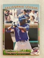 2009 GRANDSTAND Minor League Baseball Card-TRAYVON ROBINSON, Inland Empire 66ers