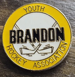 Vtg. Brandon Youth Hockey Association Pin - Picture 1 of 2