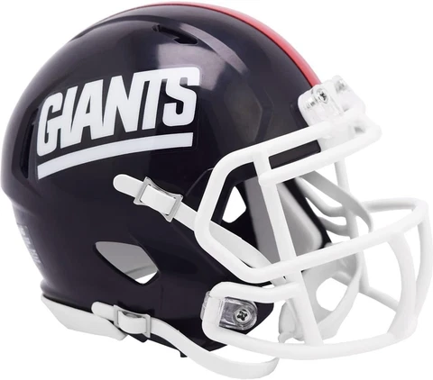 * SALE * NEW YORK GIANTS  1981-1999 NFL SPEED MINI FOOTBALL HELMET THROWBACK! Cover