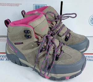 BEARPAW Women's Corsica Wide Waterproof Hiking Boots Taupe Size 7W Gray Pink - Picture 1 of 22
