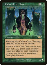 MTG Rare Caller of the Claw x 1 SP - Legions