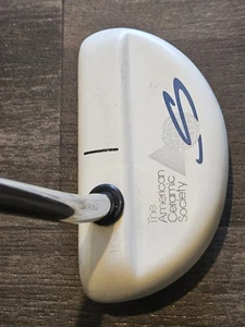 Humana White American Ceramic Society 34” Right Handed Putter Head Cover - Picture 1 of 5