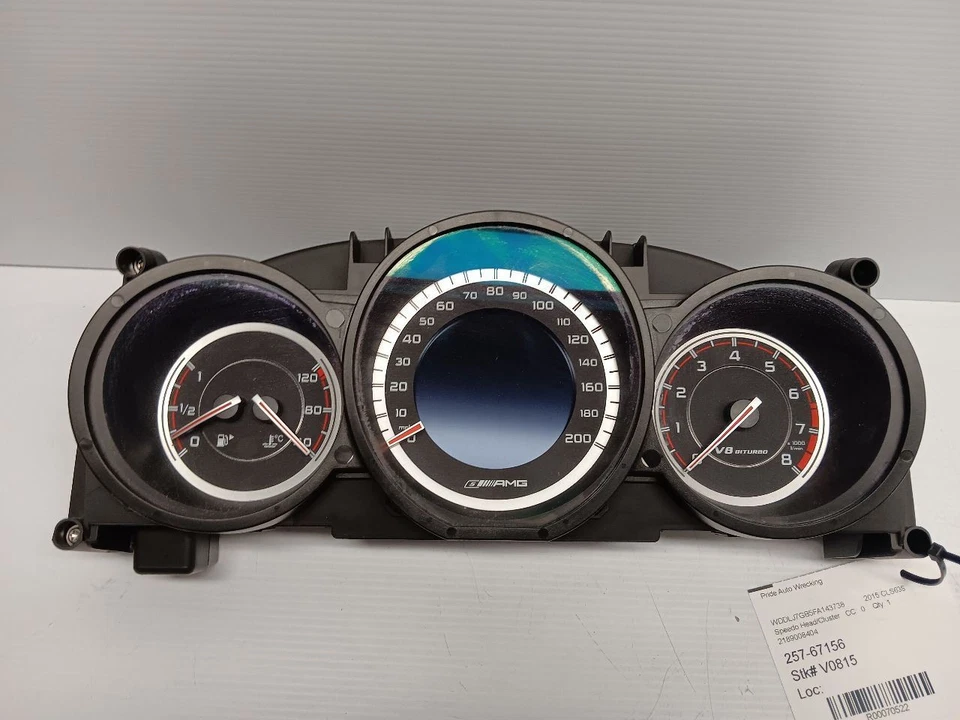 15 MERCEDES BENZ CLS63S 218 TIPO 5,5 L AMG VELOCÍMETRO CUADRO DE INSTRUMENTOS Foto 1 de 4