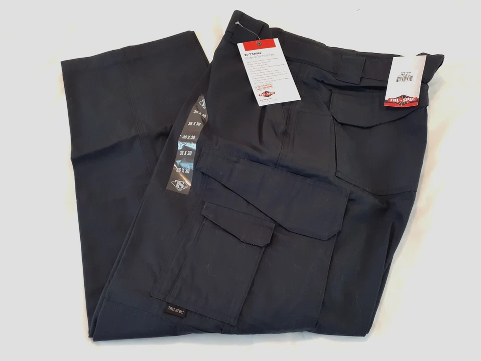 Pantalón táctico original Tru-Spec serie 14/7 para hombre azul marino talla 36 X 30 nuevo Foto 1 de 1