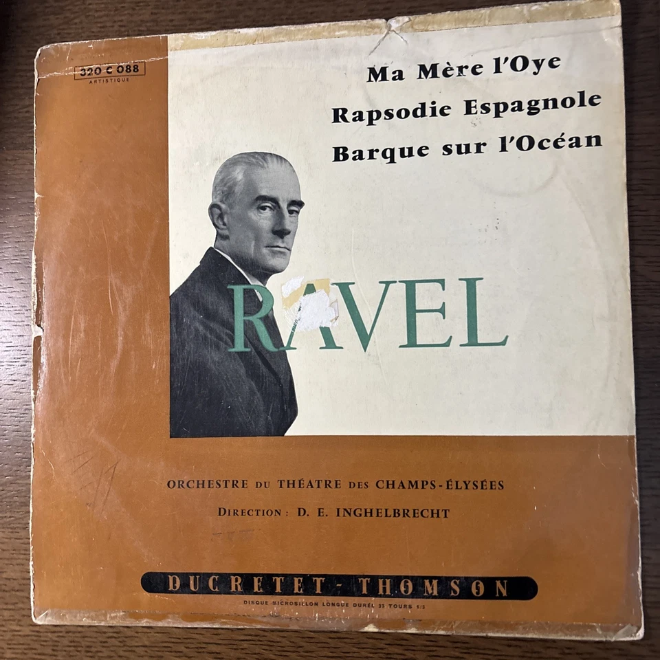 Ravel: Ma Mere L'Oye-Orch Du Theatre des Champs-Inghelbrecht ORIG FRENCH LP NM - Image 1 of 4
