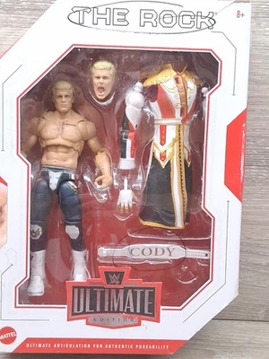 Acción de lucha libre WWE Cody Rhodes Ultimate Edition Mattel Series 21 (caja abierta) Foto 1 de 4