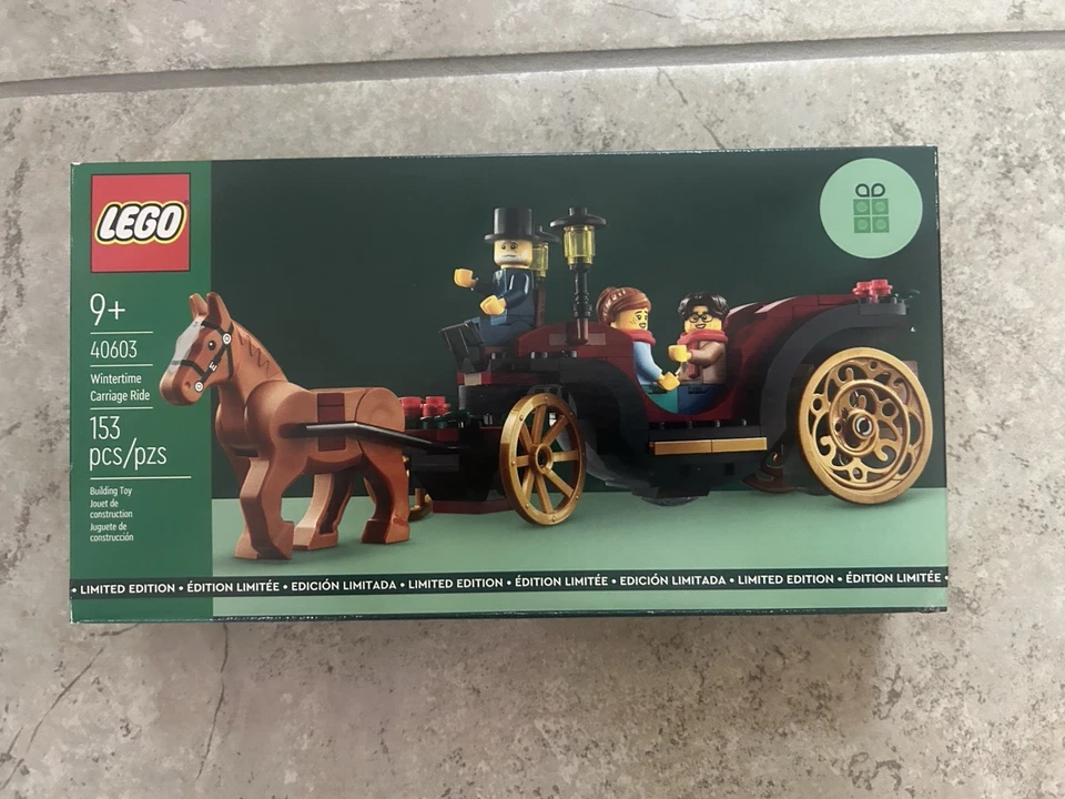 XMAS SALE LEGO LIMITED EDITION 40603 WINTERTIME CARRIAGE RIDE 153PCS - Image 1 of 2