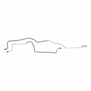Brake Lines Rear Axle Tubes Drum Brakes 1984-92 Camaro Firebird OE Steel 2pc - Picture 1 of 9