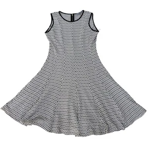 NEU! Danny & Nicole Neutral Fit & Flare Neutrales Kleid Gefüttert Gr. 4/6 Stretchig - Bild 1 von 9