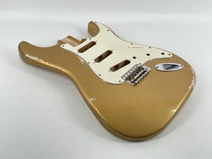 MJT Official Custom Vintage Aged Nitro Guitar Body Mark Jenny VTS Aztec Gold - Picture 1 of 11