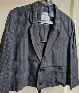 VINTAGE YOHJI YAMAMOTO SIZE M 100%LINEN JACKET RRP$1280 MADE IN JAPAN - Bild 1 von 8
