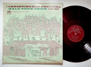 Christchurch Festival Male Voice Choir LP Record 33⅓RPM Alma CF-6001 Red Vinyl - Picture 1 of 6
