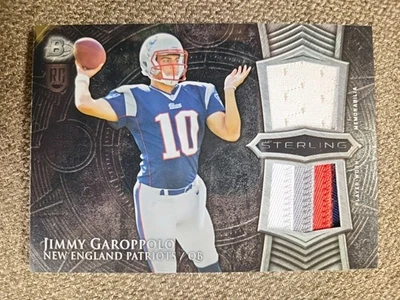 Bowman Sterling 2014 - Rookie Dual Relics Jimmy Garoppolo #BSRDR-JG Foto 1 de 2