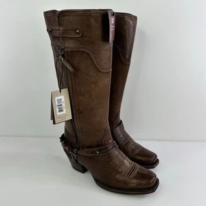 Neu mit Etikett Ariat Wild Flower braune Damen-Westernstiefel – Größe 5,5B - Bild 1 von 10